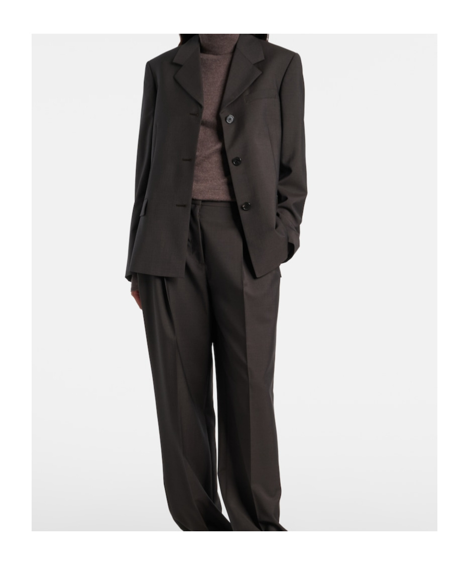 The Row Faelan Wool And Mohair Jacket In Black