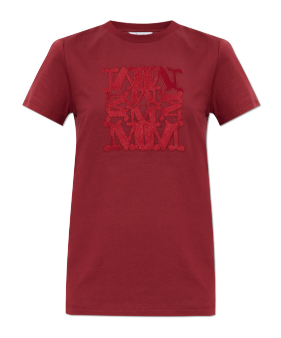 Max Mara Short-sleeved T-shirt In Red