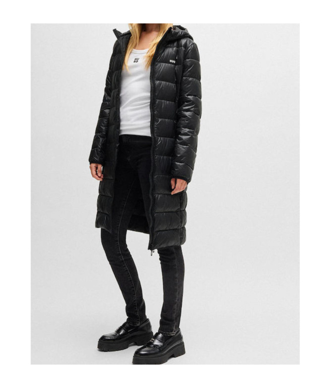 Hugo Boss Long-sleeved Cotton Clothes In Black