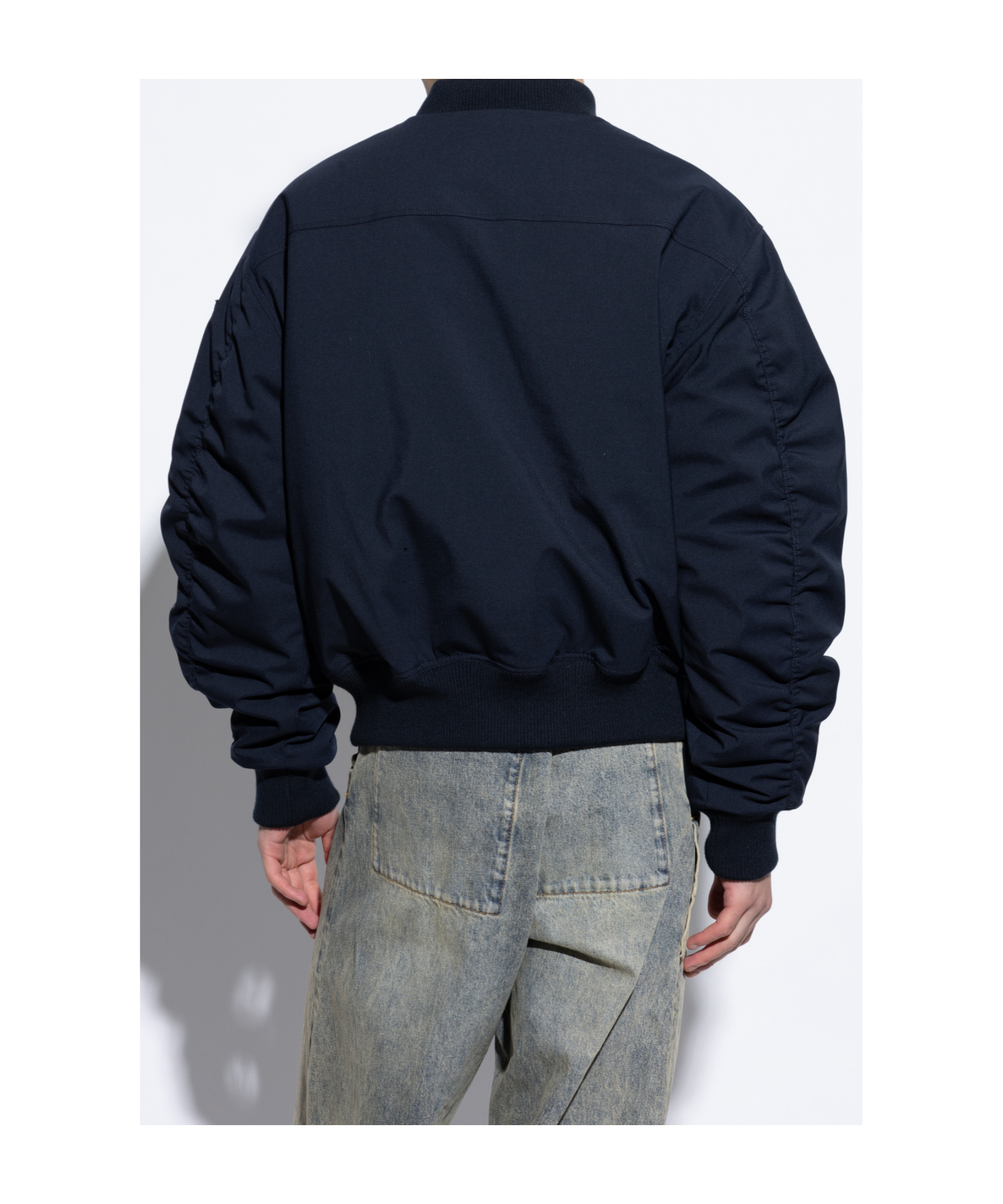 Shop Officine Generale Long-sleeved Casual Jacket In Black