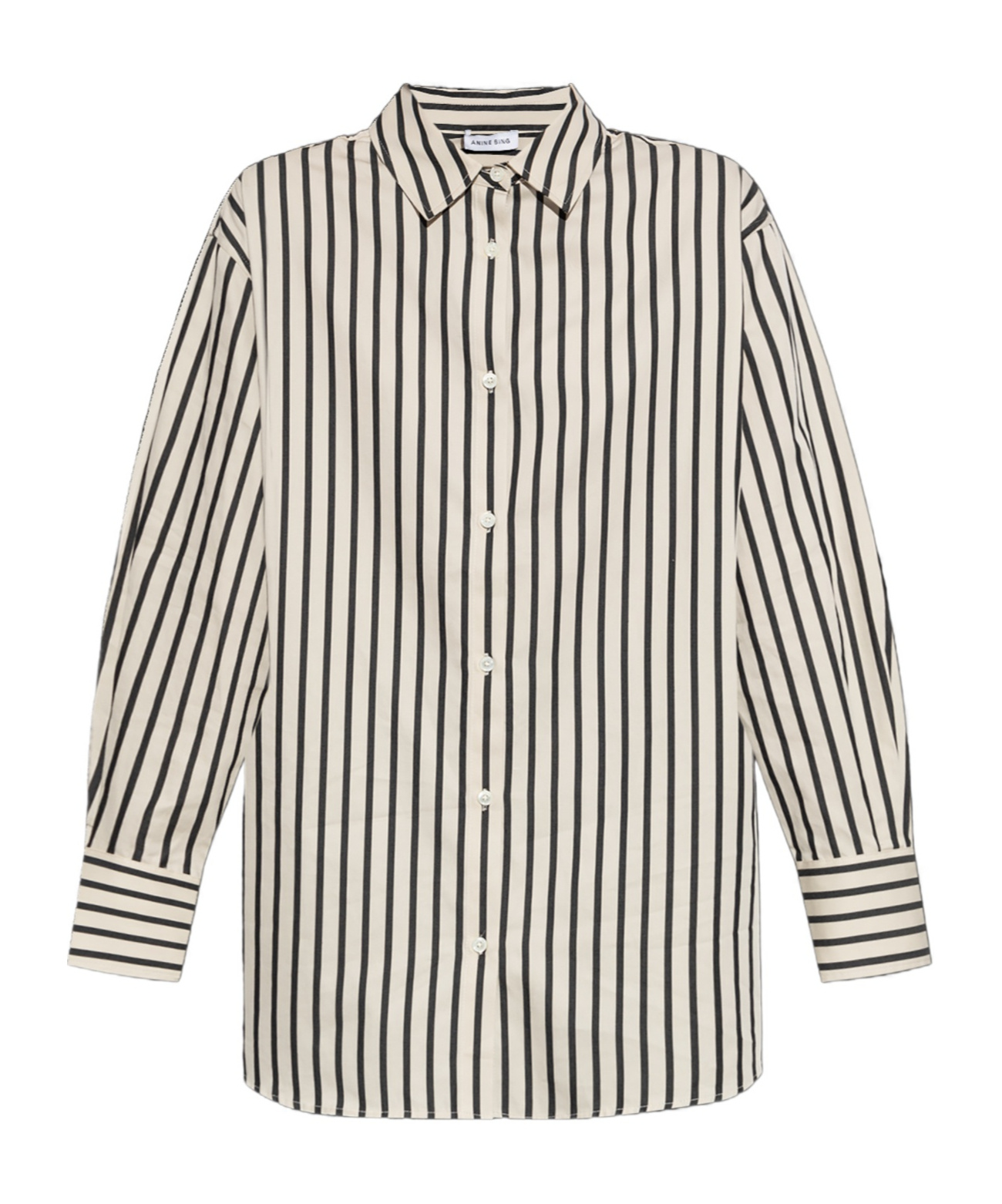 Shop Anine Bing Plaza Shirt In White