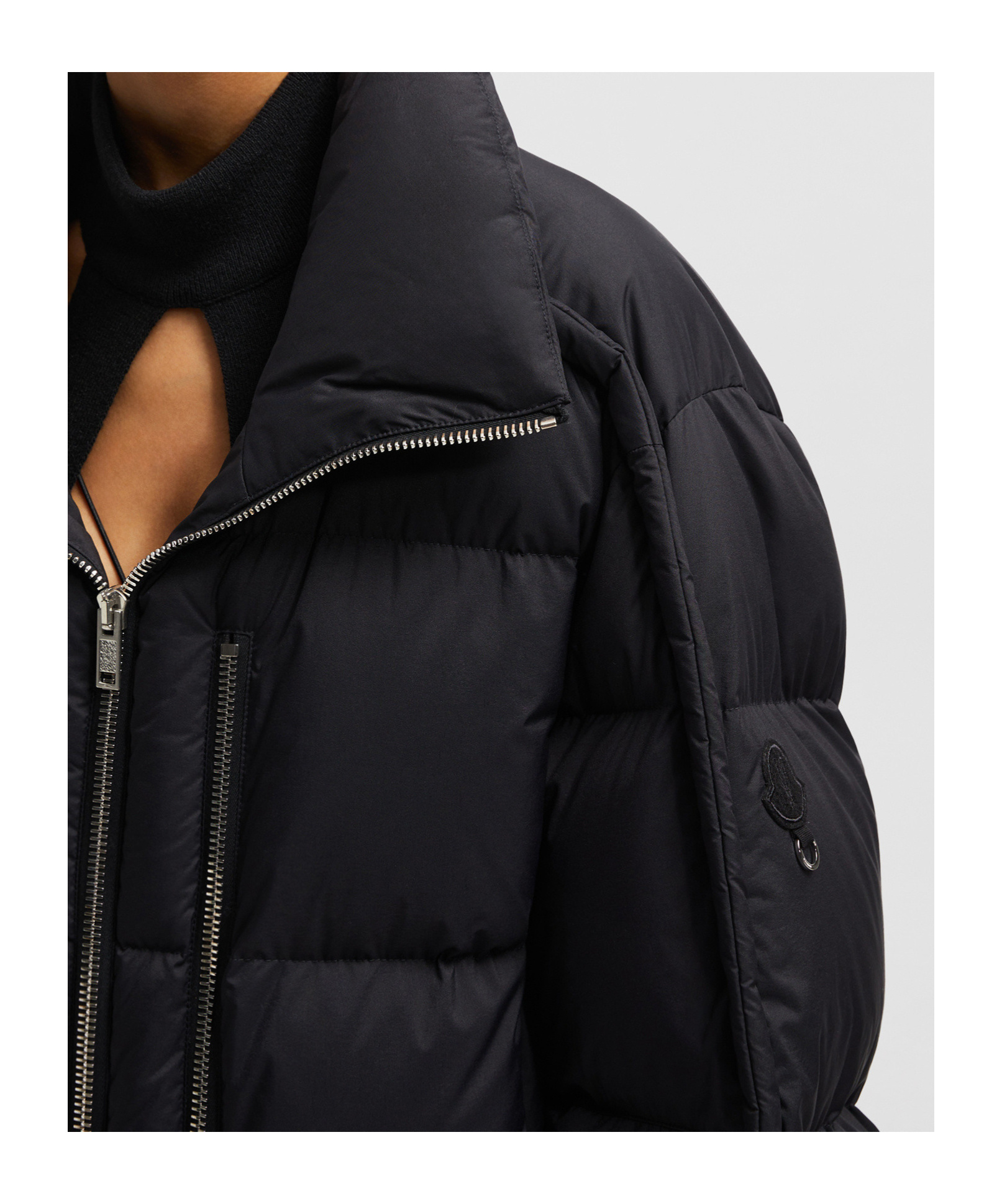 Moncler X Willow Smith Jayel Short Down Jacket In Black