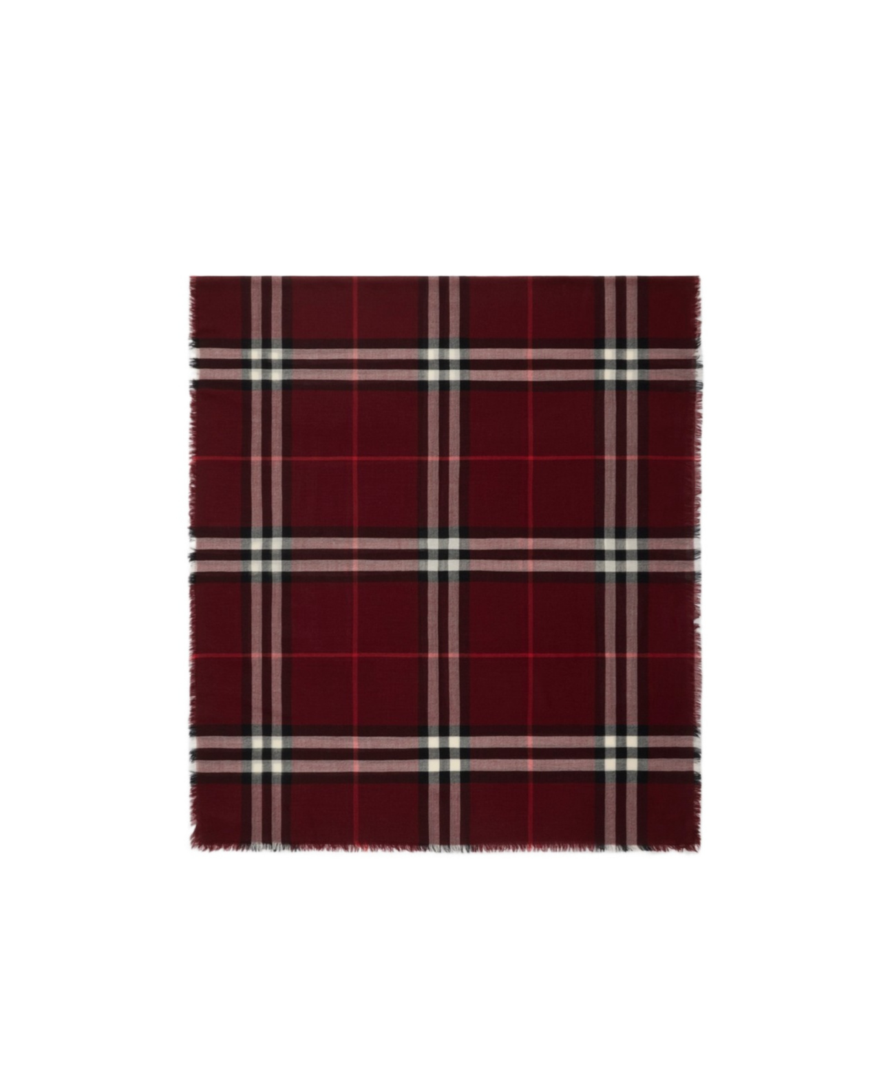 Burberry Checked Wool Scarf