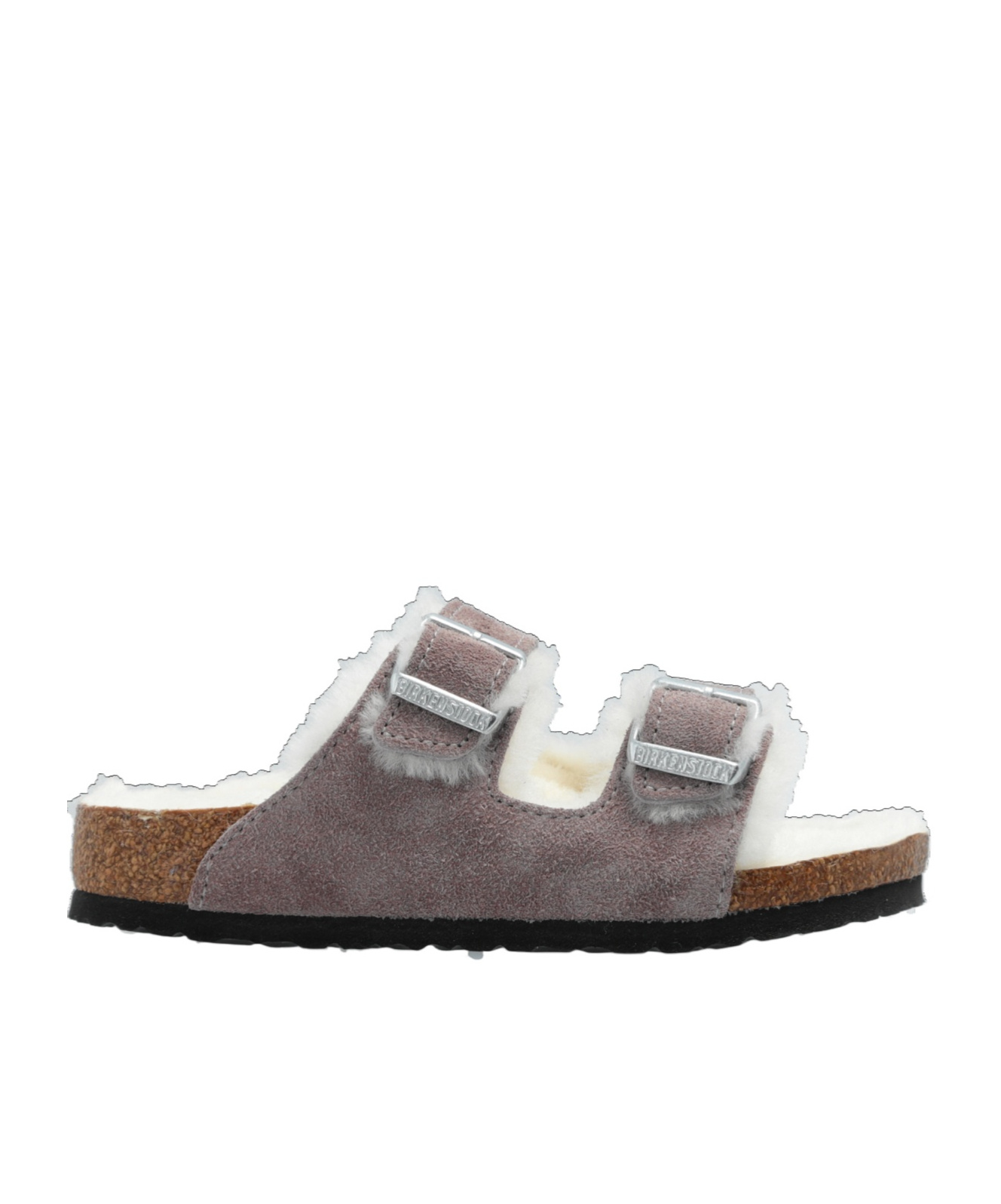 Birkenstock Arizona Shearling Sandals In Black