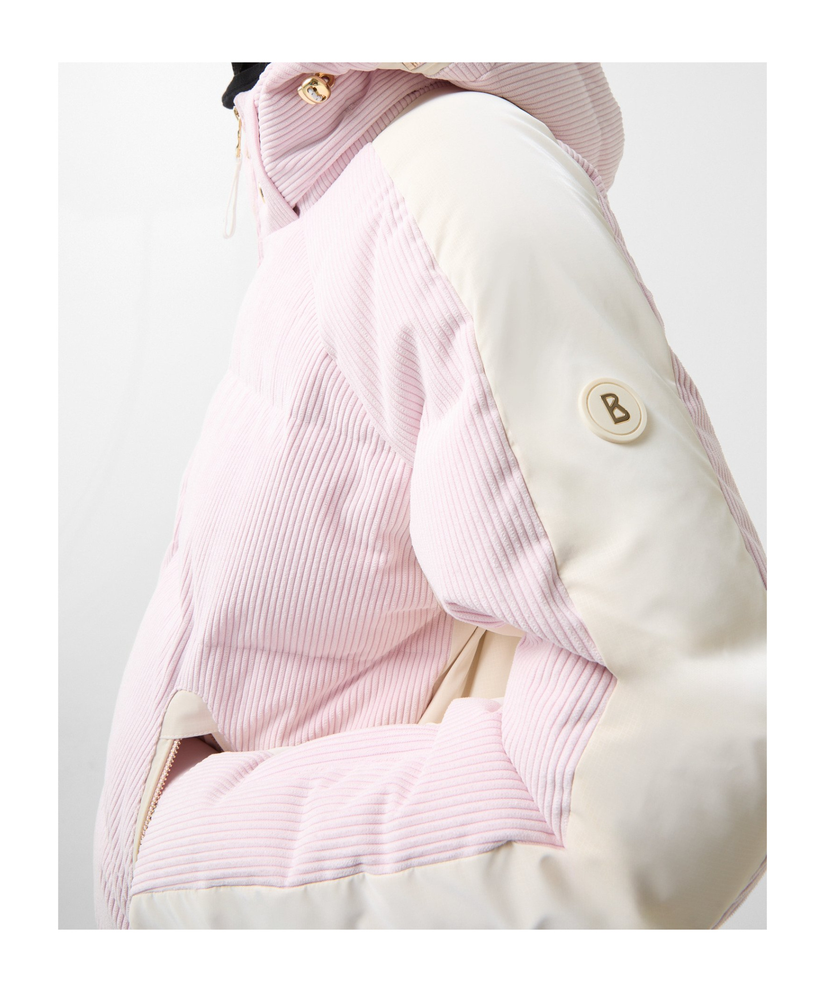 Shop Bogner Long-sleeved Ski Jacket In Pink