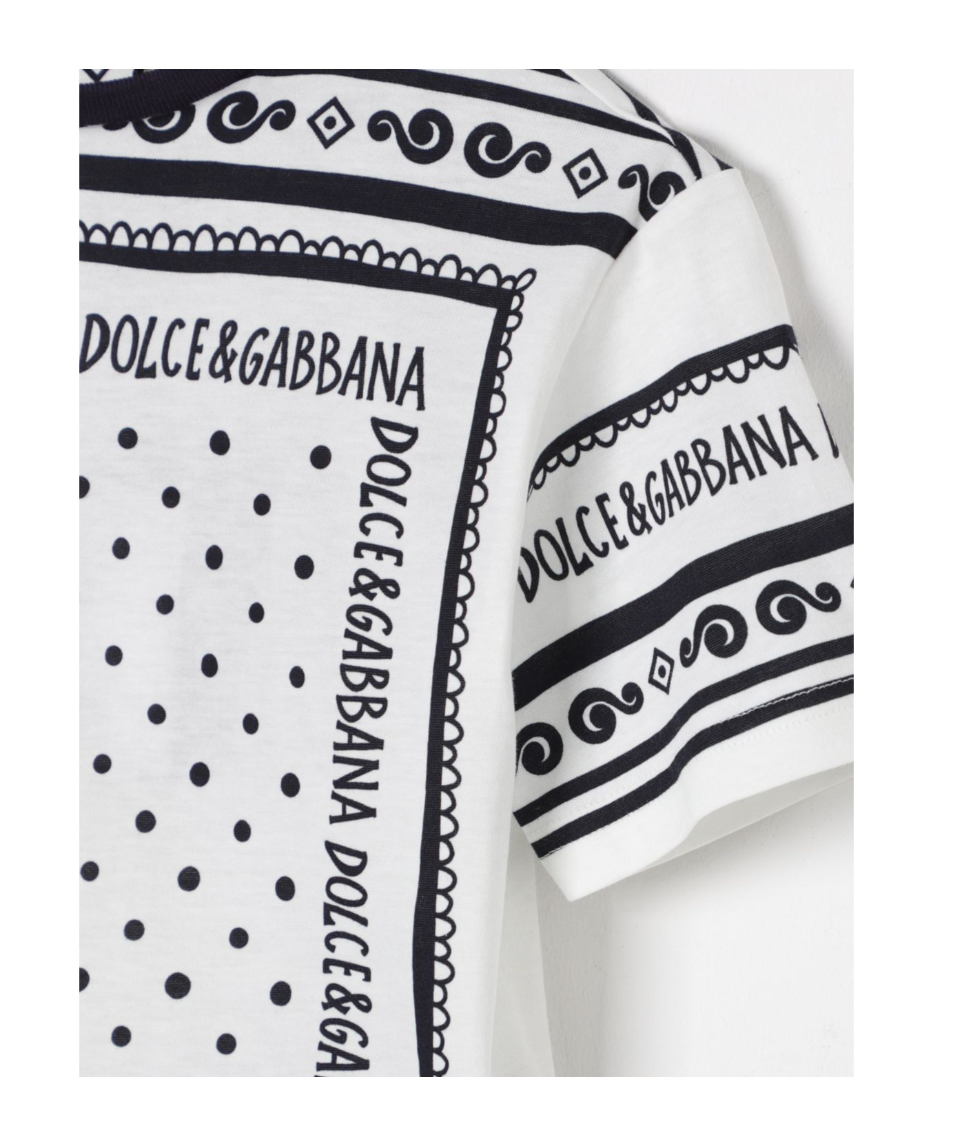 Dolce & Gabbana Bandana-print T-shirt In White