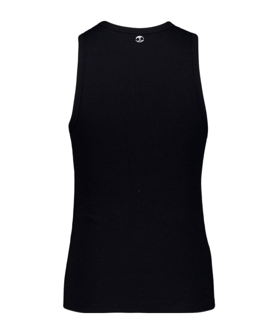Rabanne Eyelet-detail Ribbed Tank Top In Black
