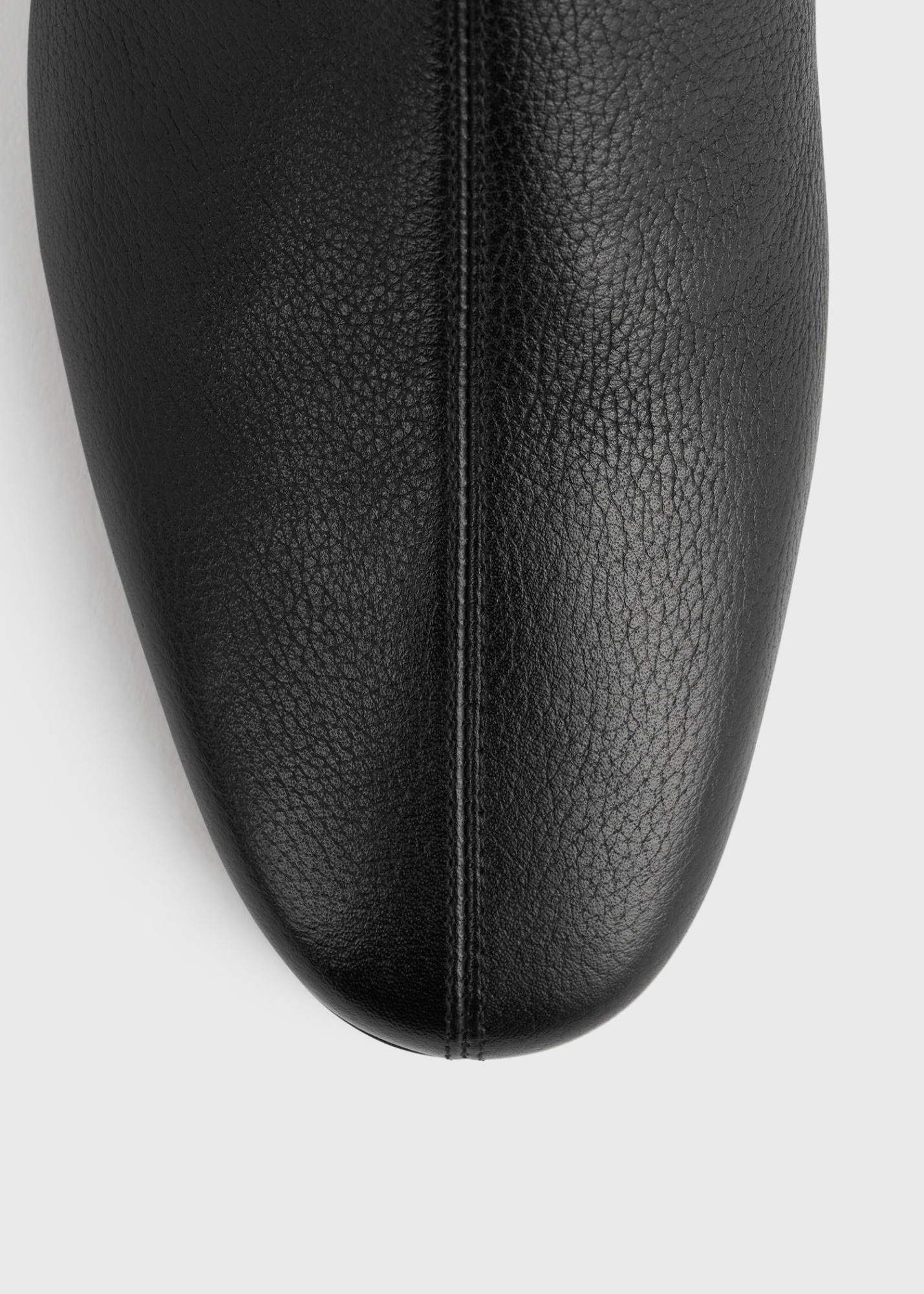 Totême Round-toed Ankle Boots In Black