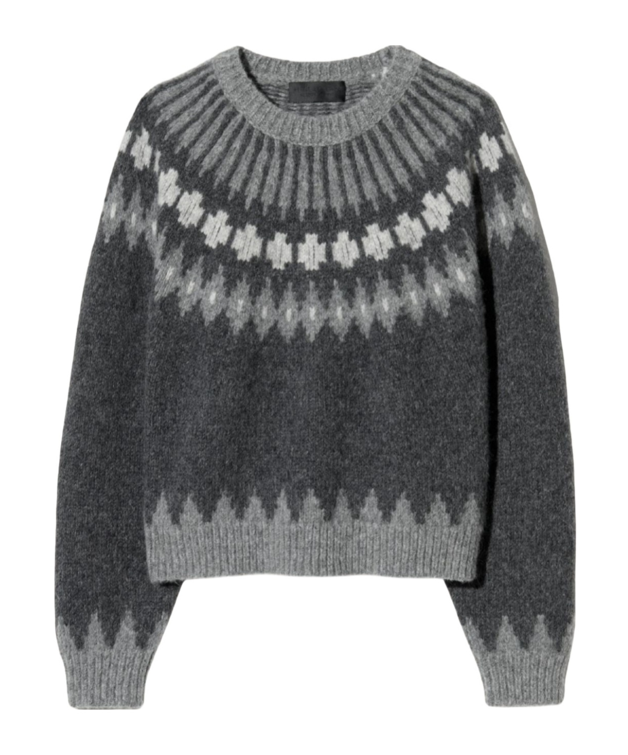 Nili Lotan Crew Neck Sweater In Gray