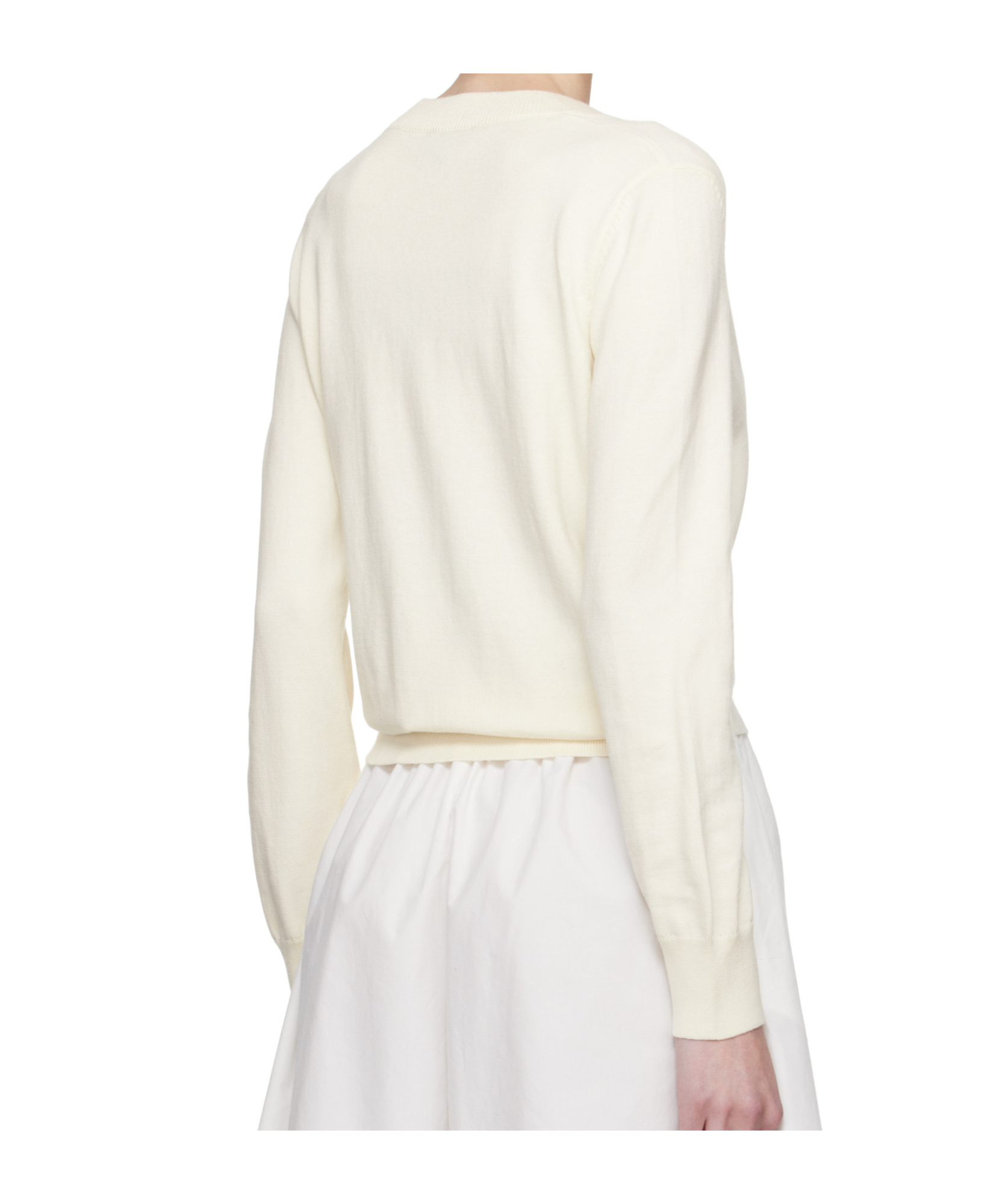 Apc Long Sleeve Cardigan In White