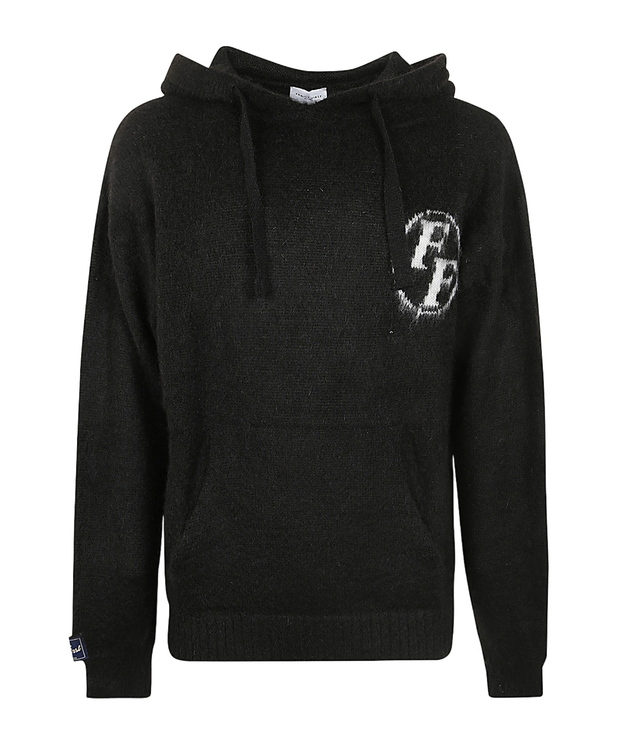 Family First Sweater Hoodie Monogram In Black