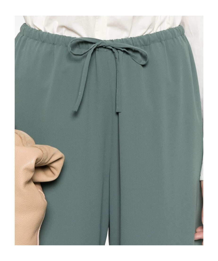 Dries Van Noten Drawstring Casual Pants In Green