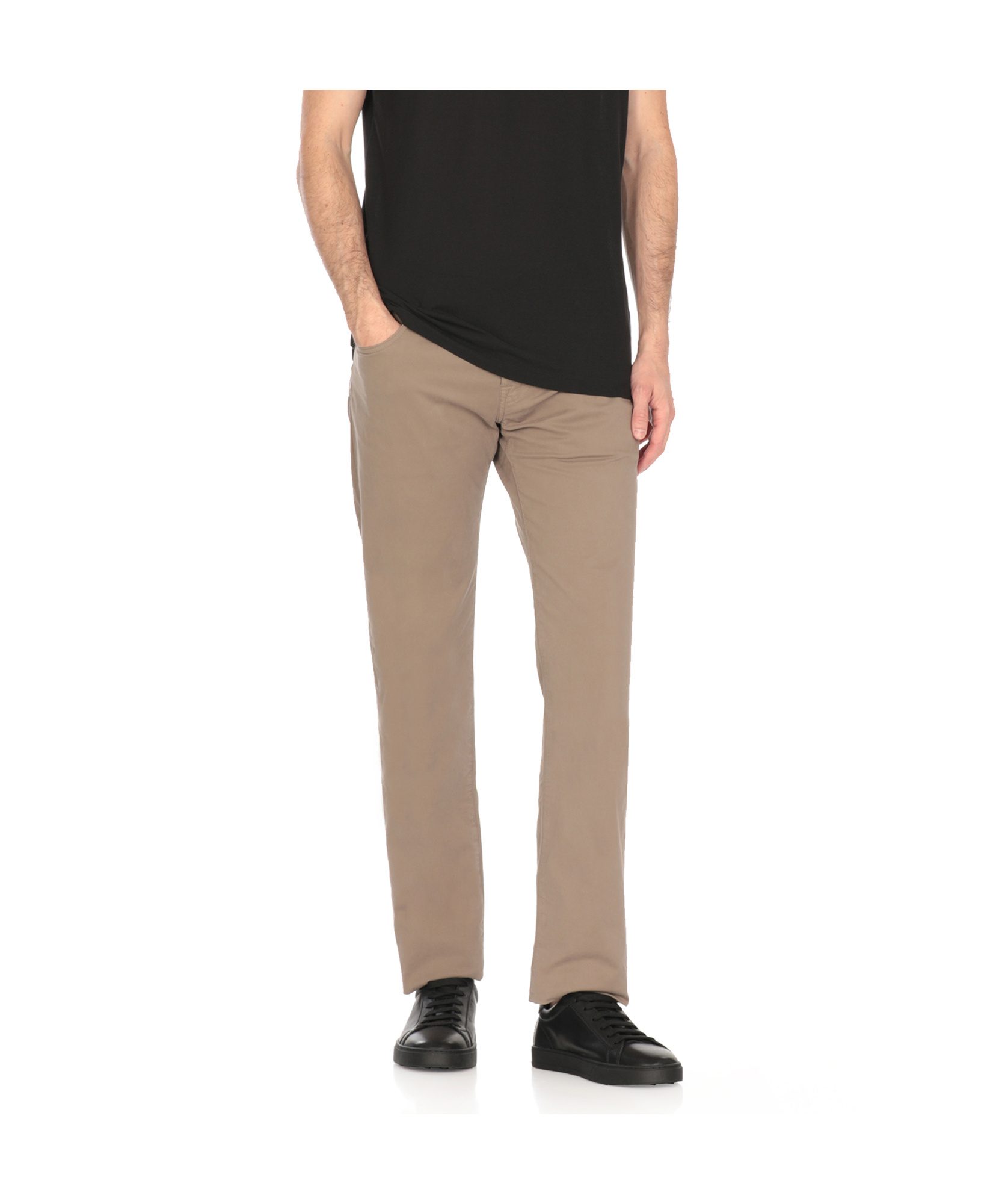 Jacob Cohen Belt Loops Slacks In Grey