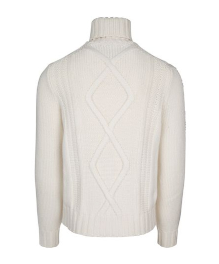 Brunello Cucinelli Men Cashmere Turtleneck In White