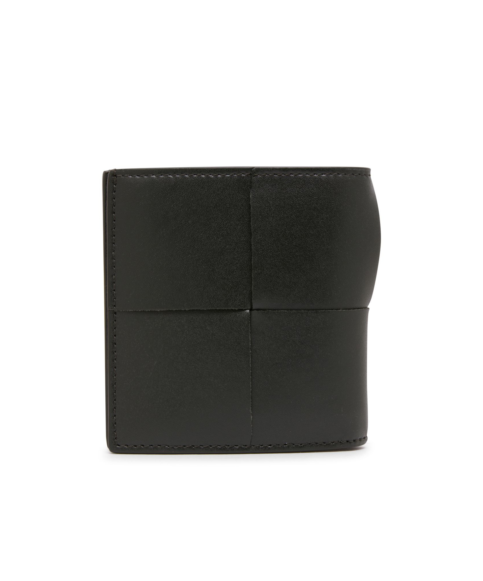 Shop Bottega Veneta Folding Wallet In Black
