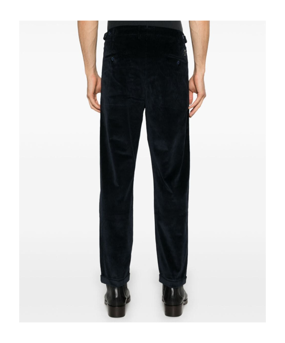 Jacob Cohen Crop Slim Single Pence Henry Pant In Black