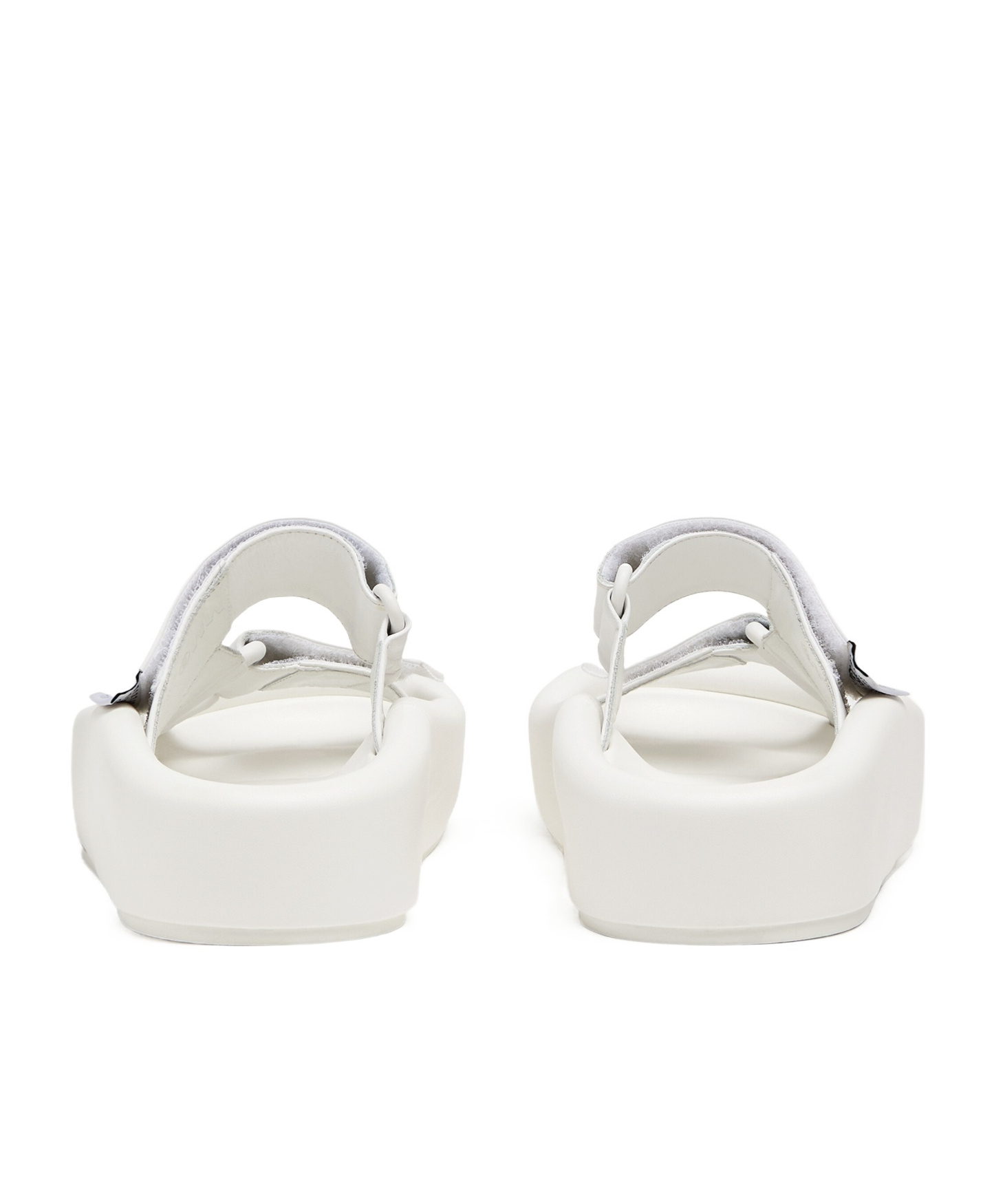MM6 MAISON MARGIELA WEBBING SLIP-ON PLATFORM SANDALS