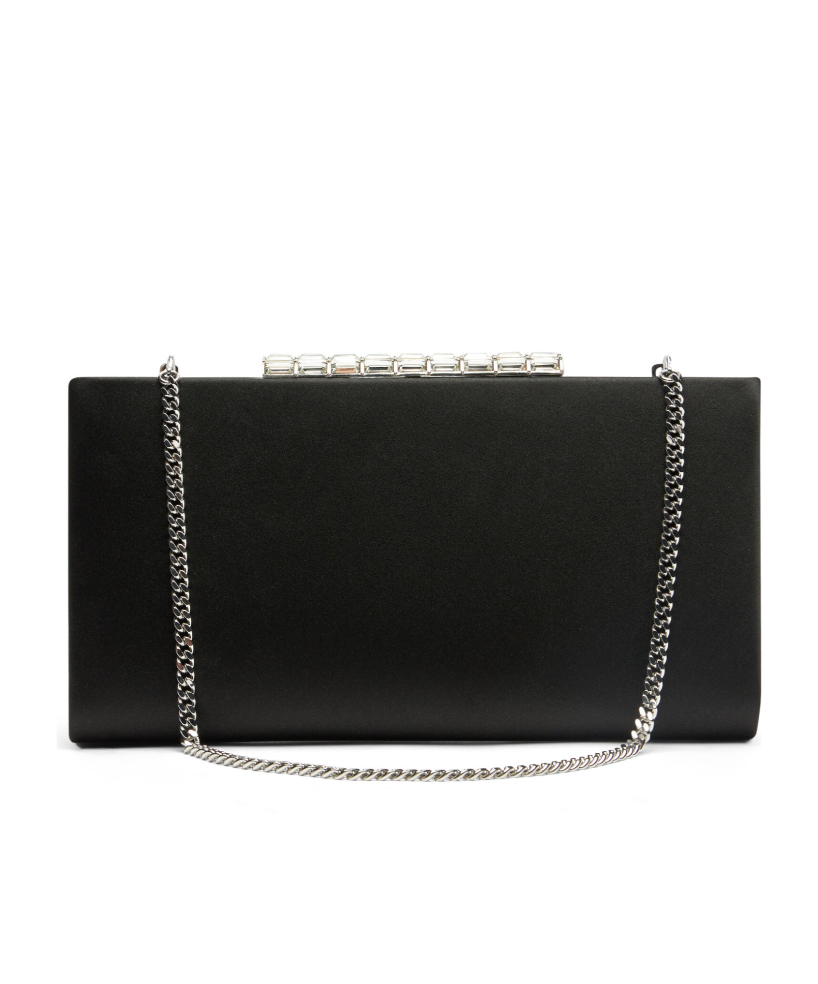 Stuart Weitzman Crystal Clutch In Black