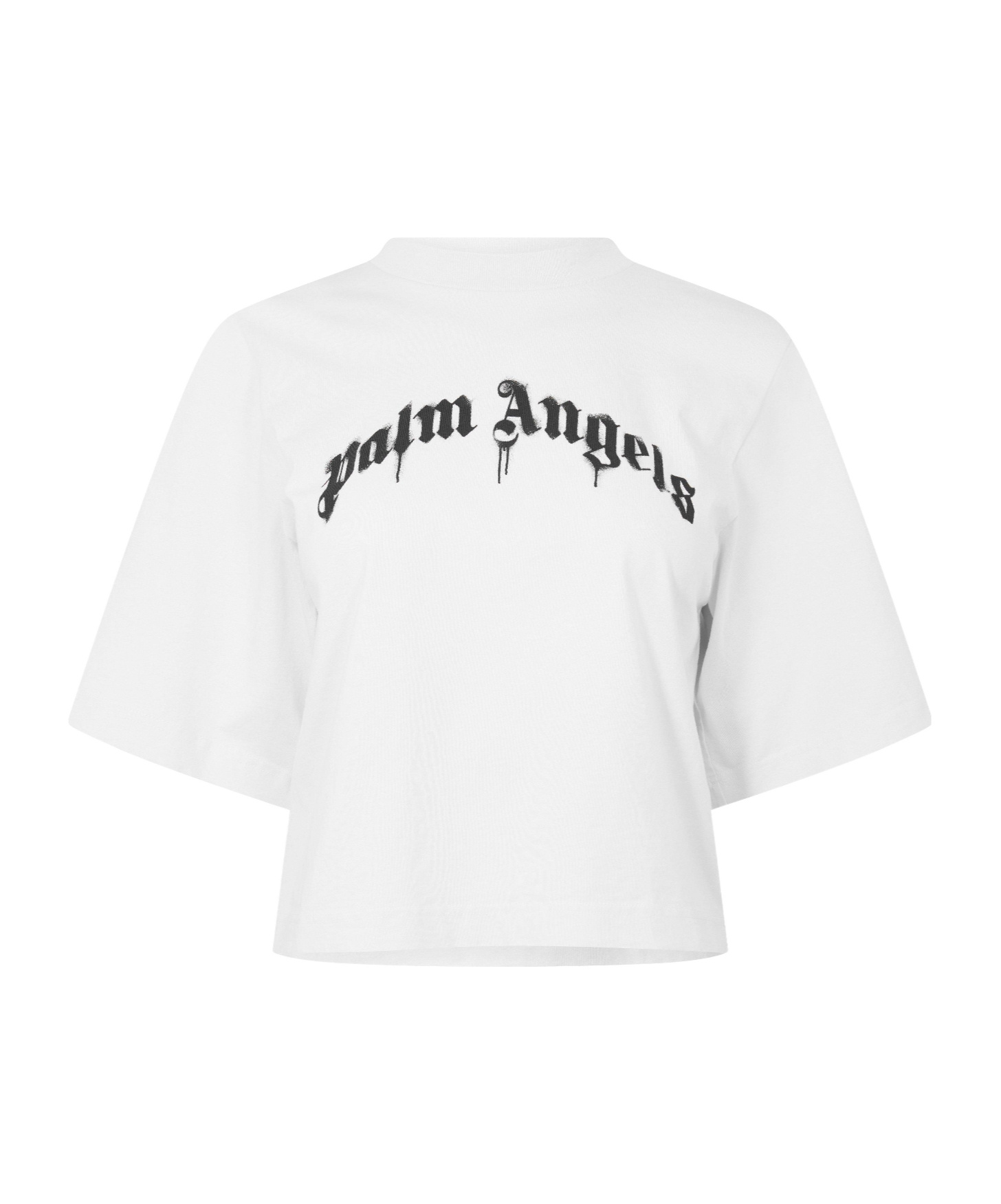 Palm Angels Cotton Tshirt In White