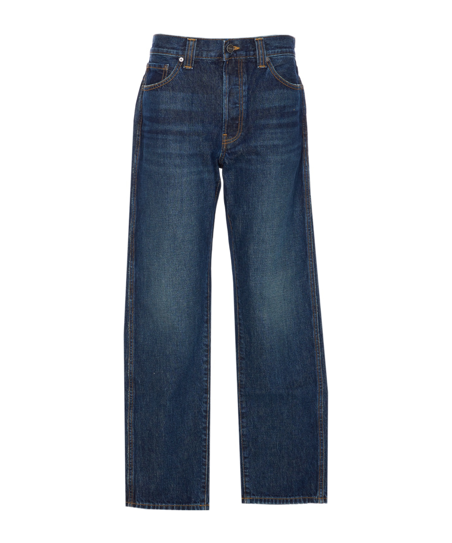 Khaite Jeans With Belt Loops In Blue