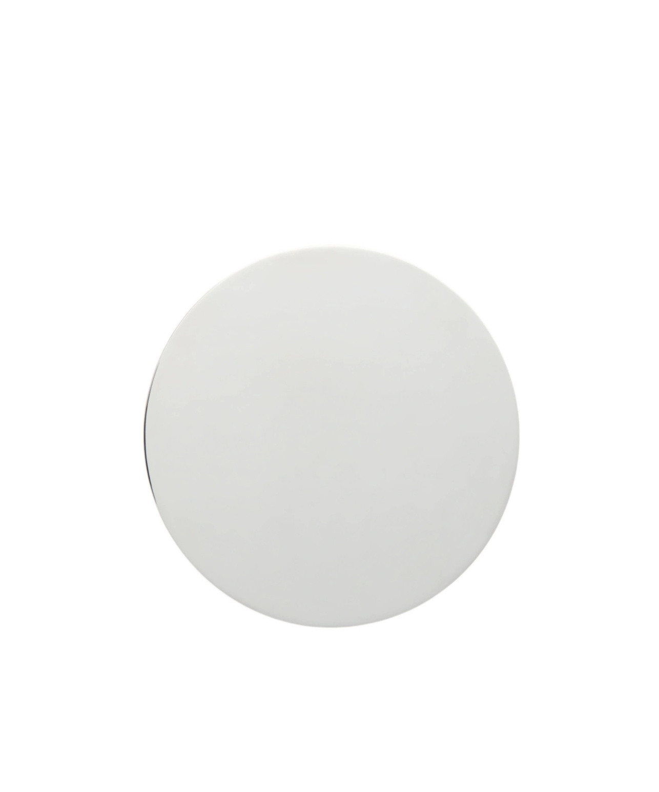 Courrèges Small Circle Earrings In White