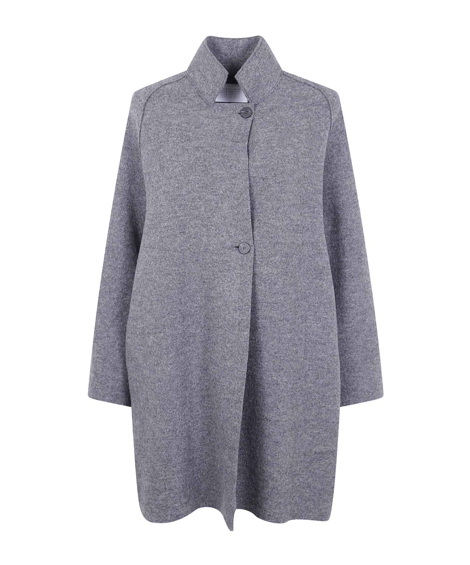 Harris Wharf London Women Raglan Cape Boiled Wool In Gray