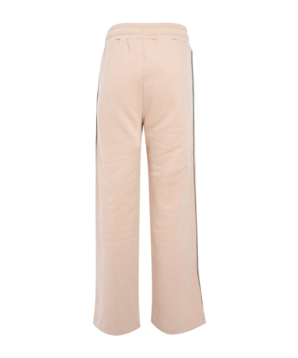 Barrow Stripe Detailing Logo-print Trousers In Nude