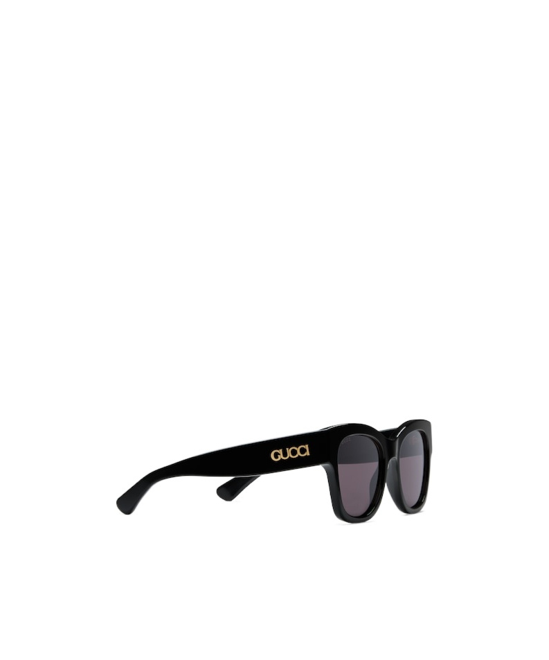 Gucci Butterfly Frame Sunglasses In Black
