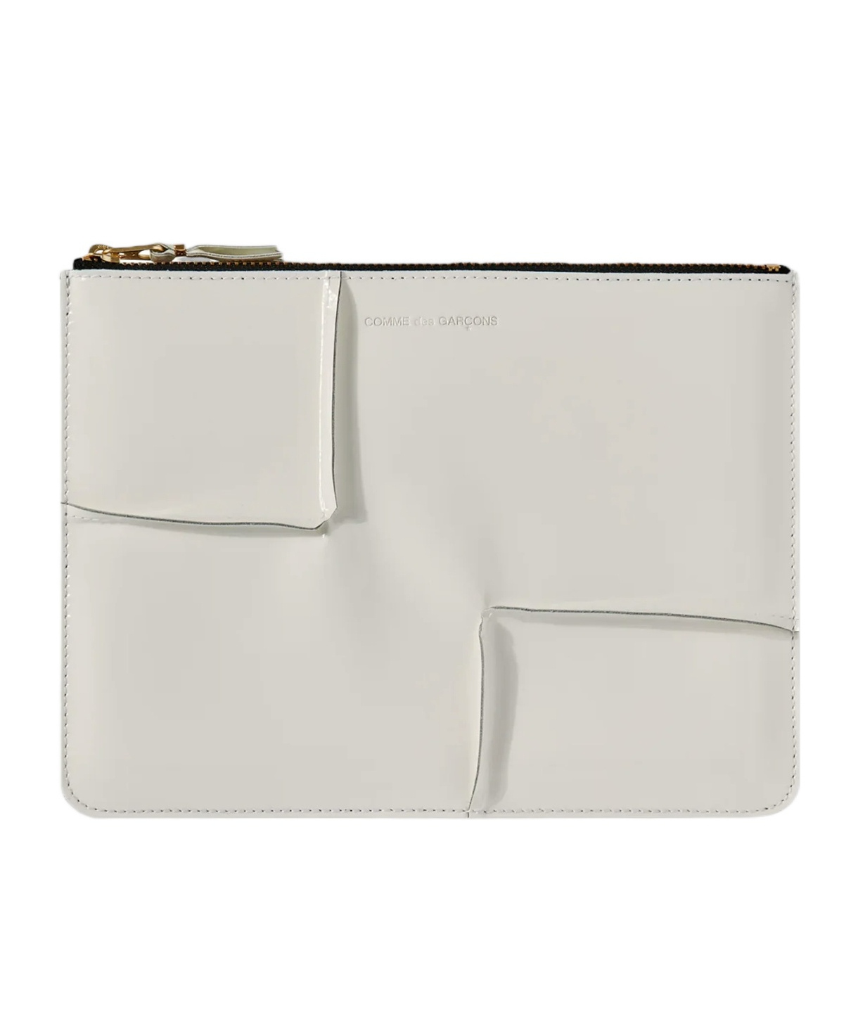 COMME DES GARÇONS PLAY COMME DES GARÇONS WALLET CDG REVERSED HEM SERIE ZIPPED WALLET