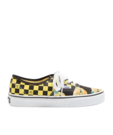 Valentino Garavani And Vans Low-top Fabric Trainer With Vlogo Checkerboard Print And Le Chat De La M In Multi