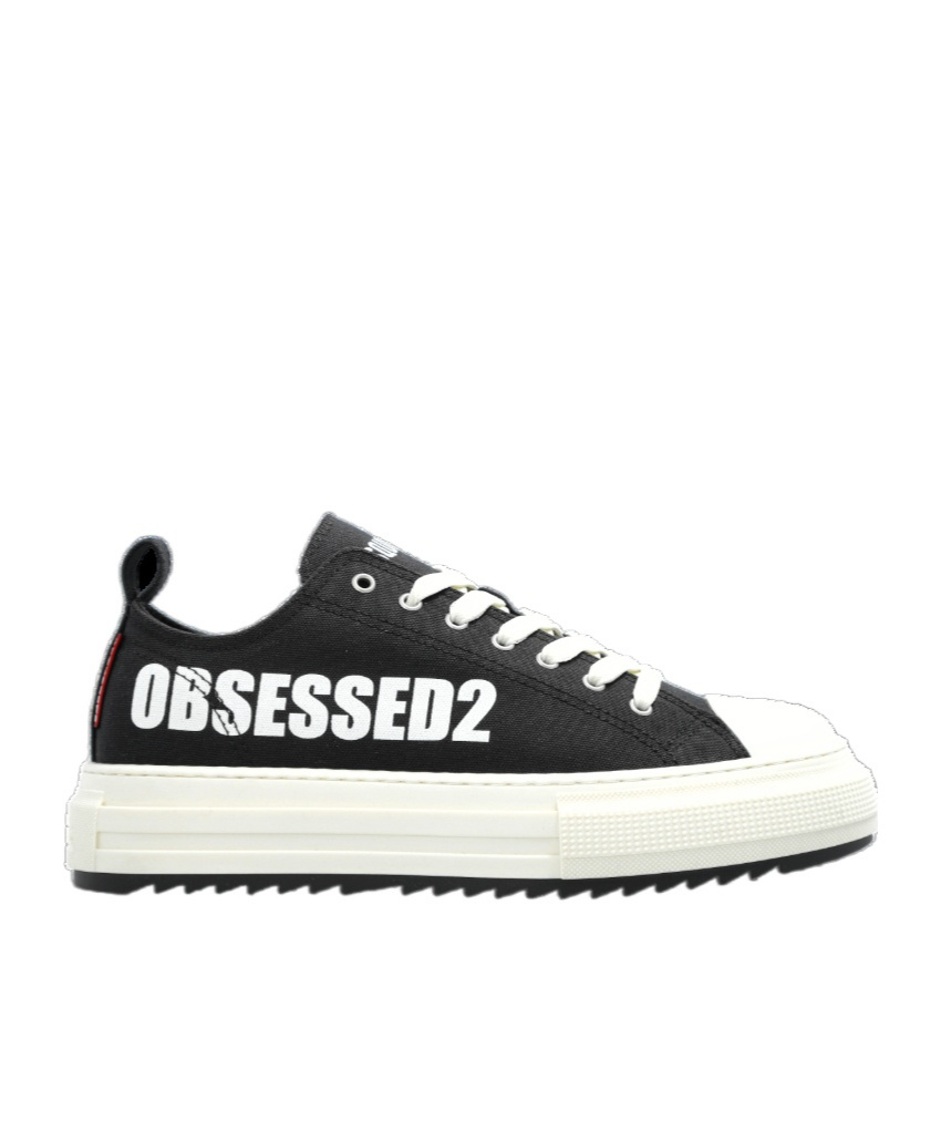 Dsquared2 Lace-up Sneakers In Black