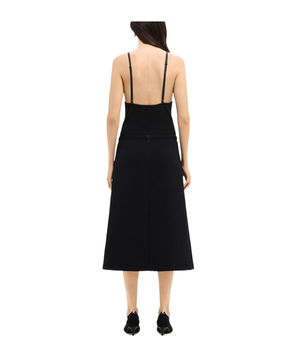Shop Courrèges Logo-embroidered Ribbed Tank Top In Black