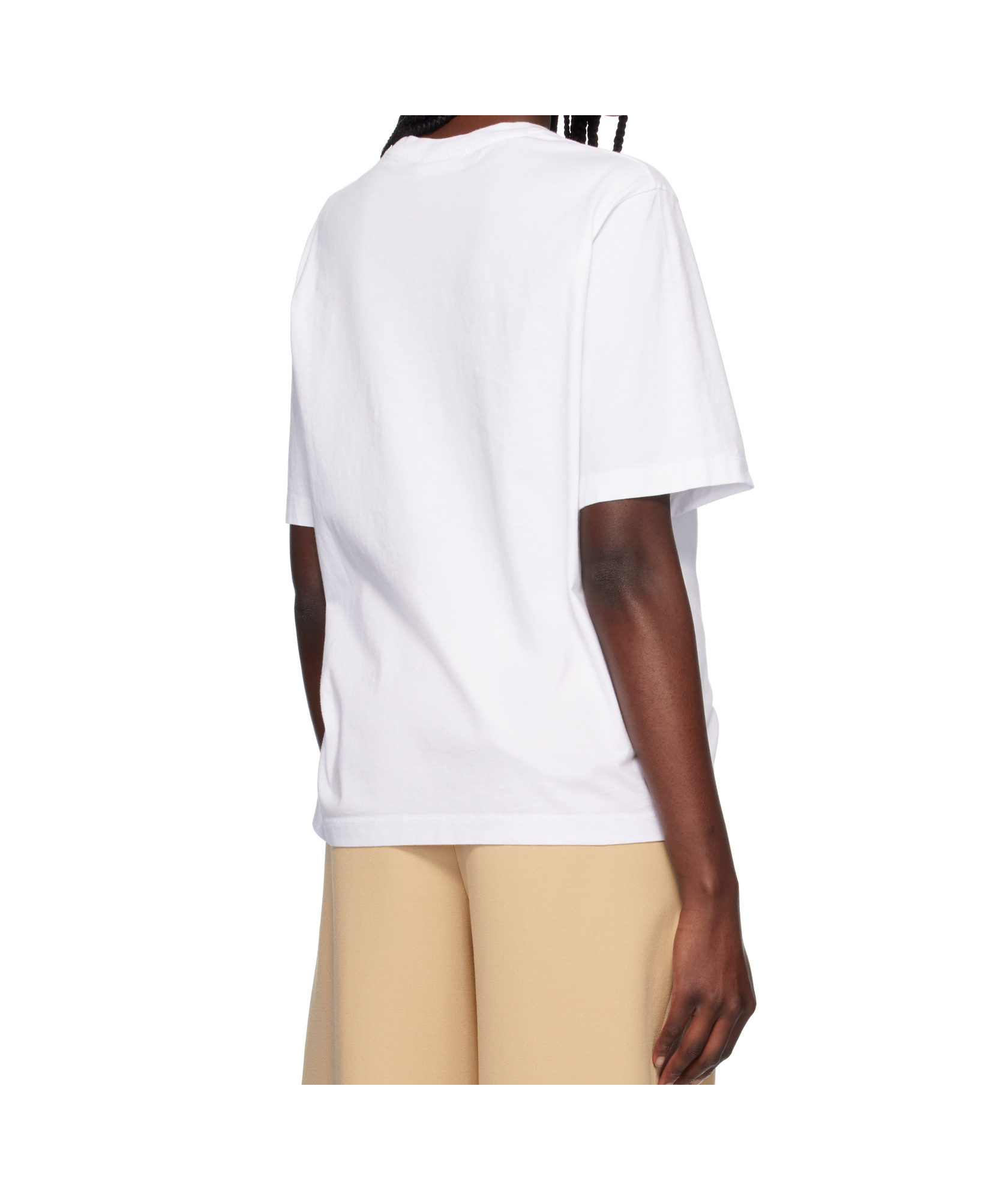 Shop Maison Kitsuné Baby Fox-patch T-shirt In White