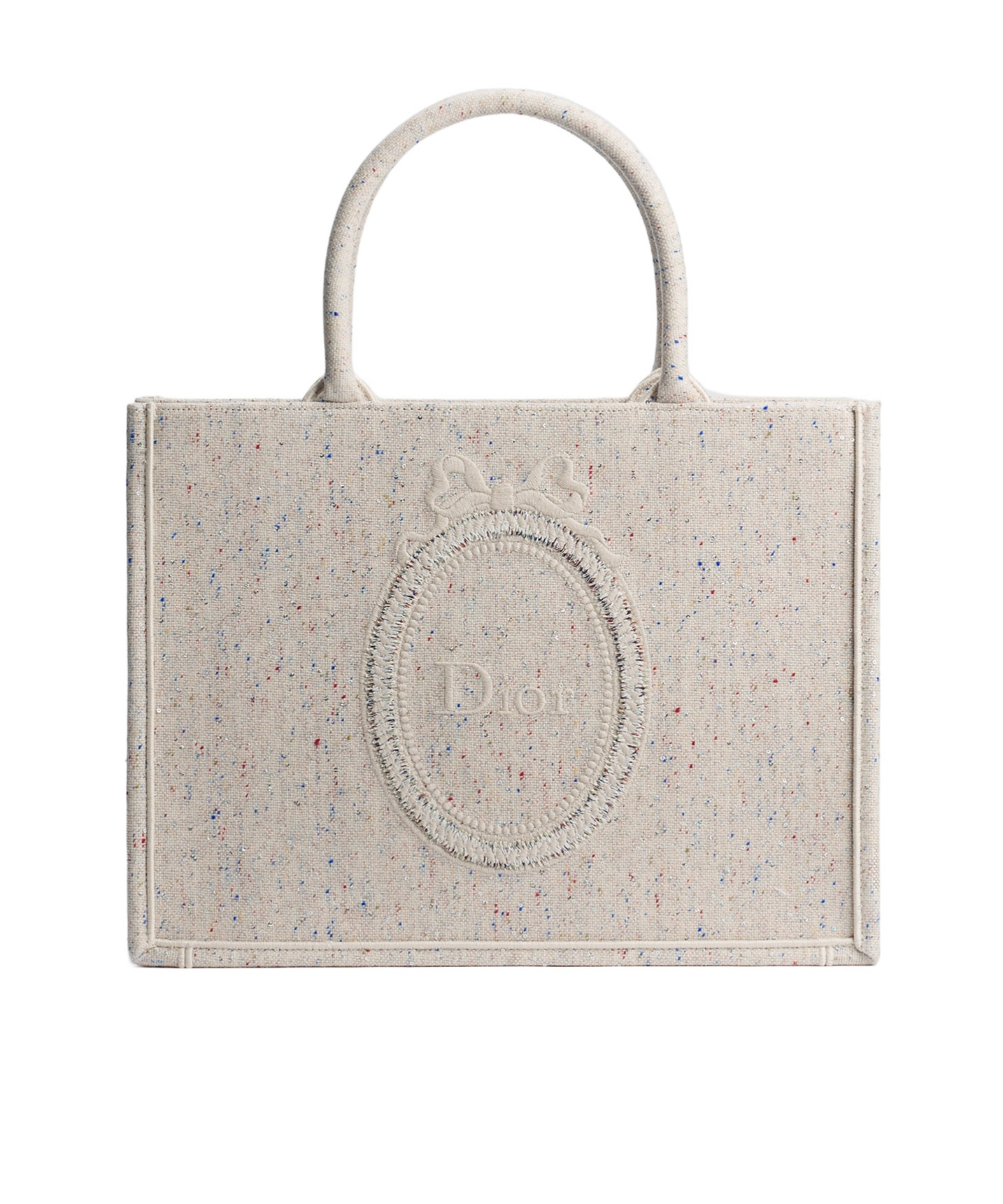 Dior Medium Book Tote Shoulder Bag In Gray