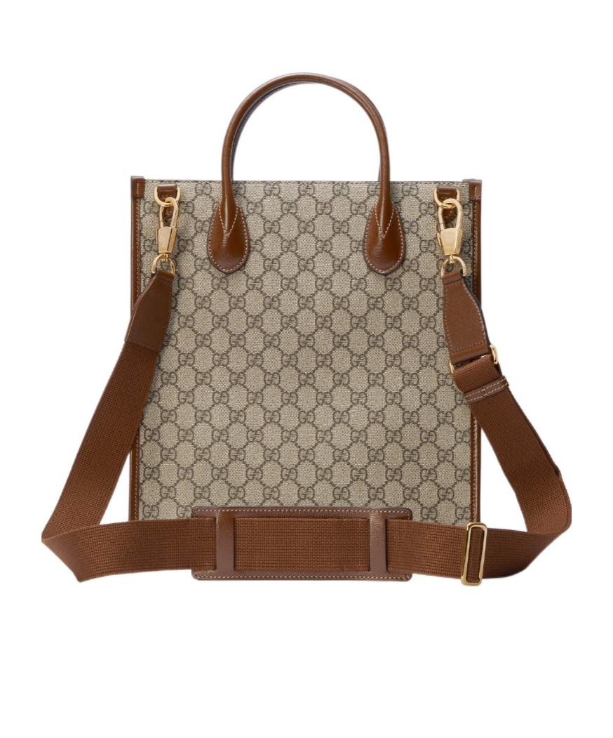 Gucci Interlocking G Tote Bag In Nude
