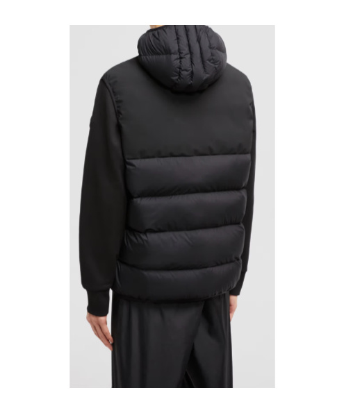 Moncler Doudoune Sans Manches À Capuche Bresse In Black