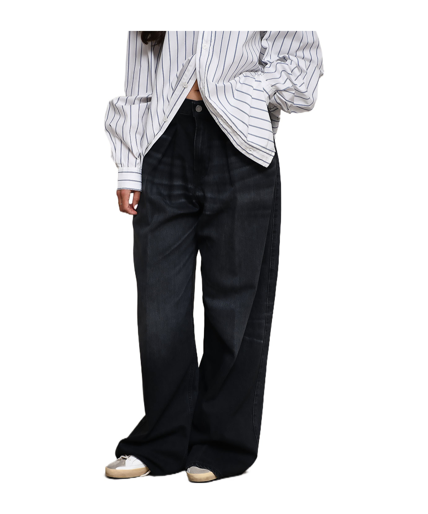 Haikure Jeans With Belt Loops In Black