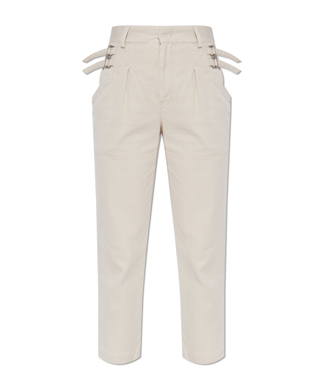 Isabel Marant Jeans With Belt Loops In White
