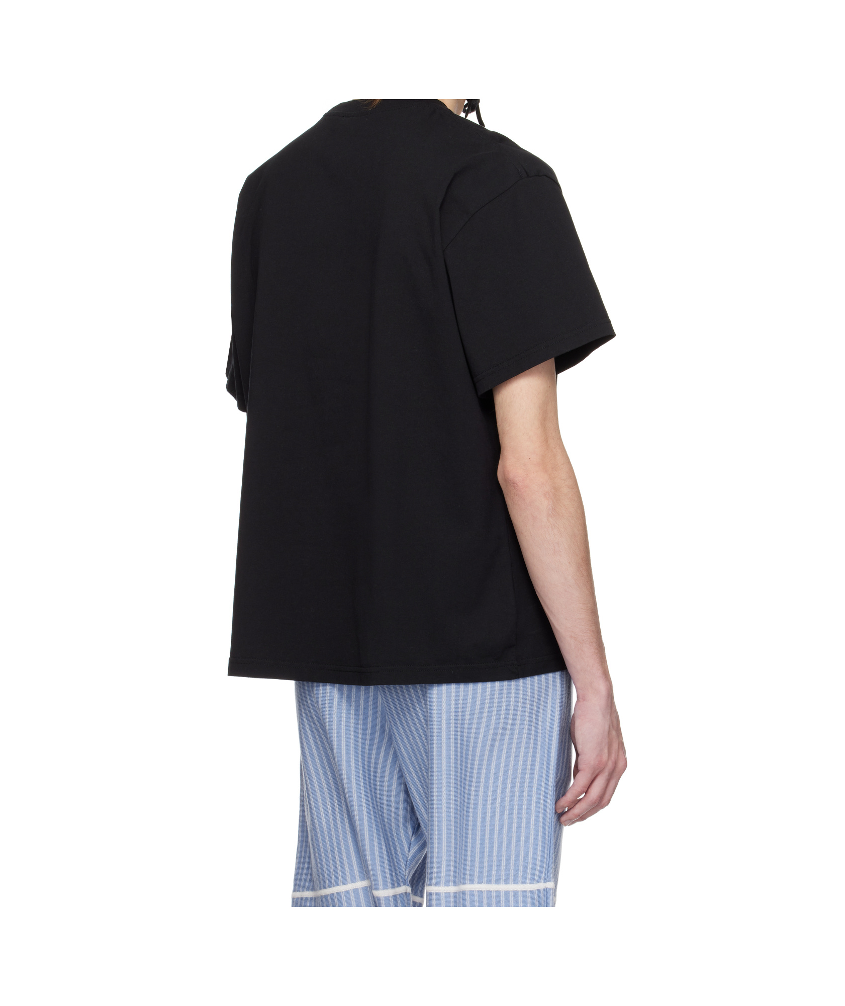 Charles Jeffrrey Loverboy Black Logo T-shirt In Black