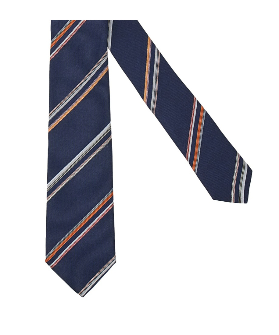 Paul Smith Striped Tie In Multi