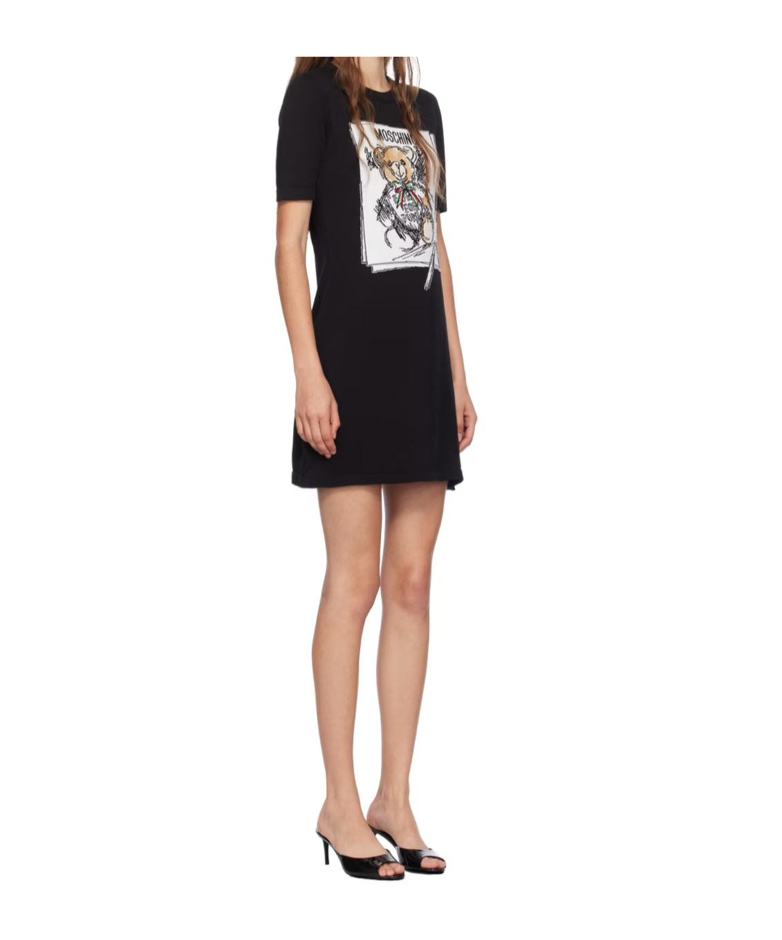 Moschino Teddy Bear Dress In Black