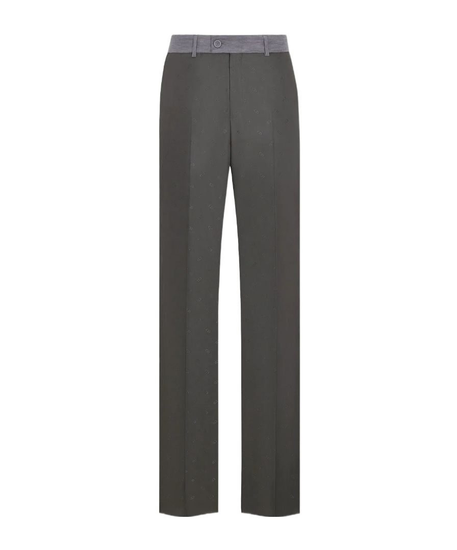Dior Logo Casual Pants In Black