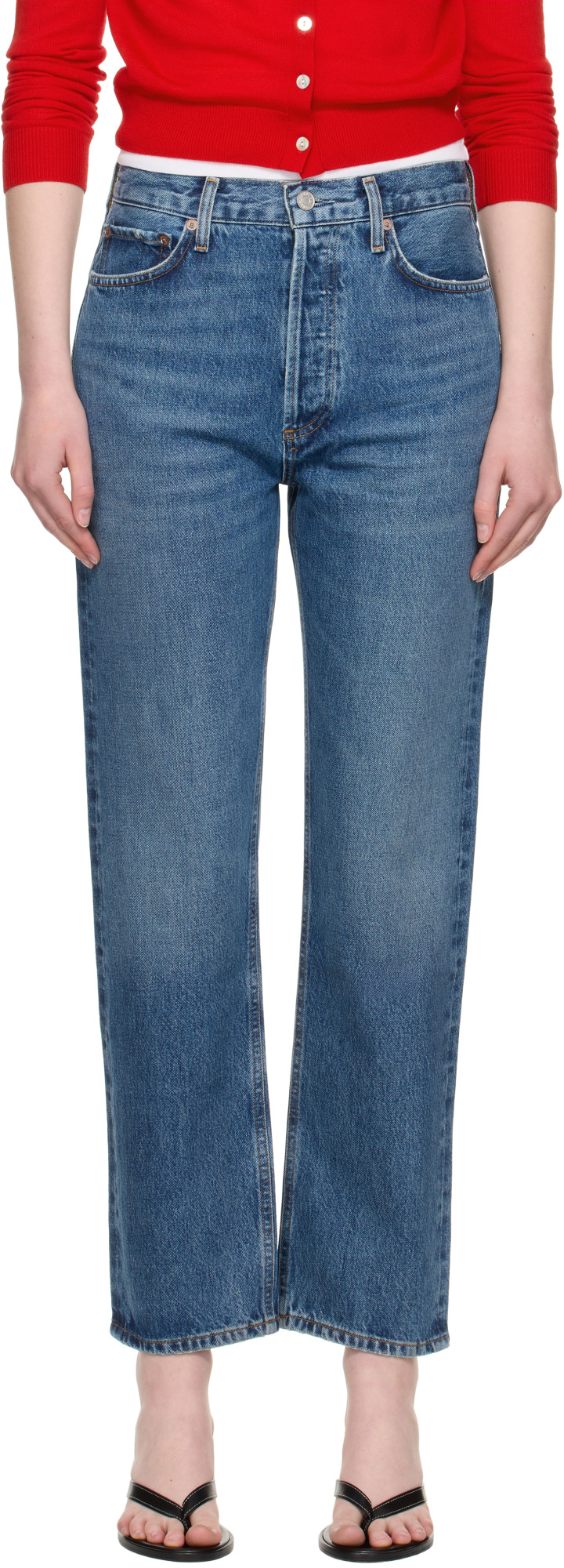 Agolde Jeans With Belt Loops