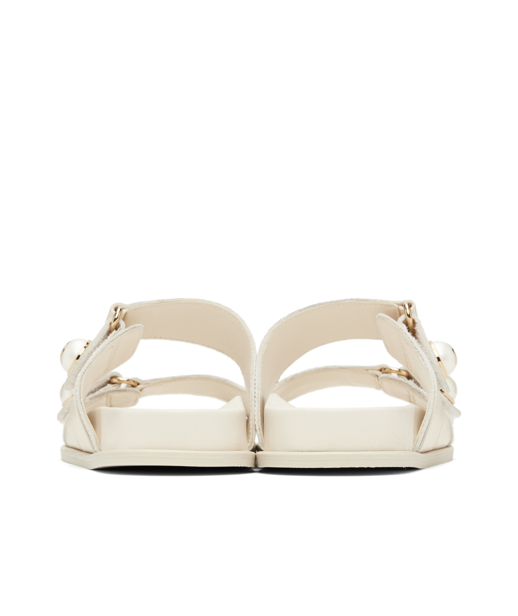 Jimmy Choo Fayence Leather Sandal In Nude