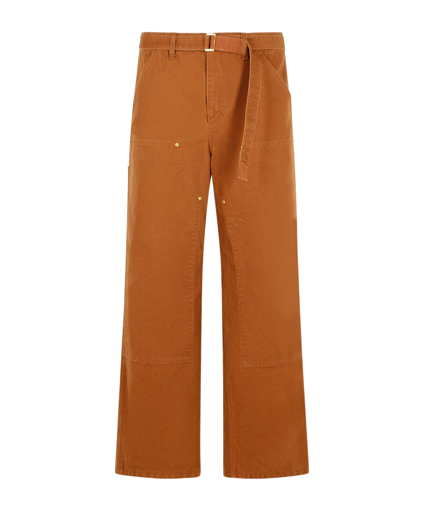 Sacai Carhartt Work Progress Wide Leg Trousers In Animal Print