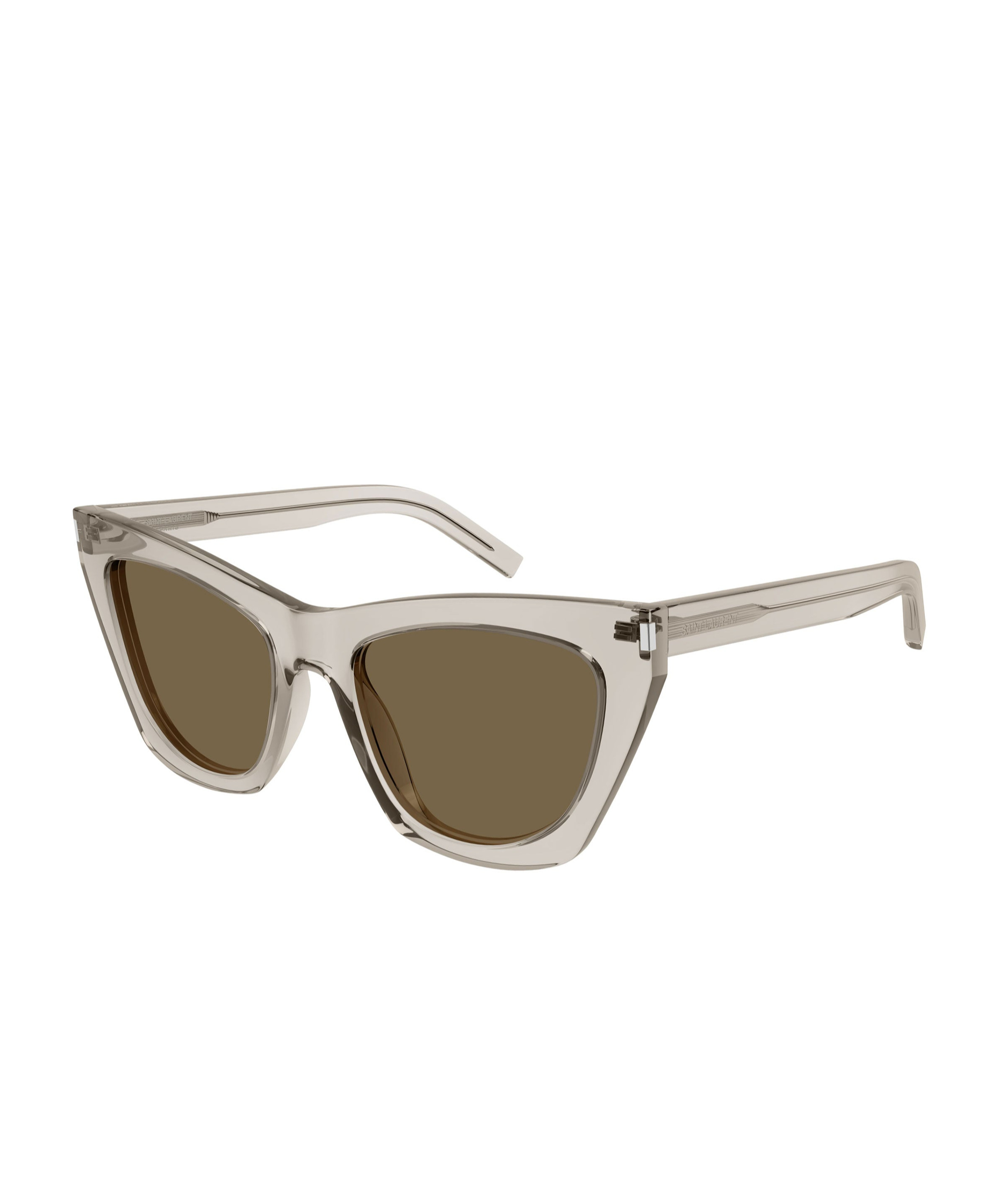 Saint Laurent Eyewear Kate Cat-eye Frame Sunglasses In Brown