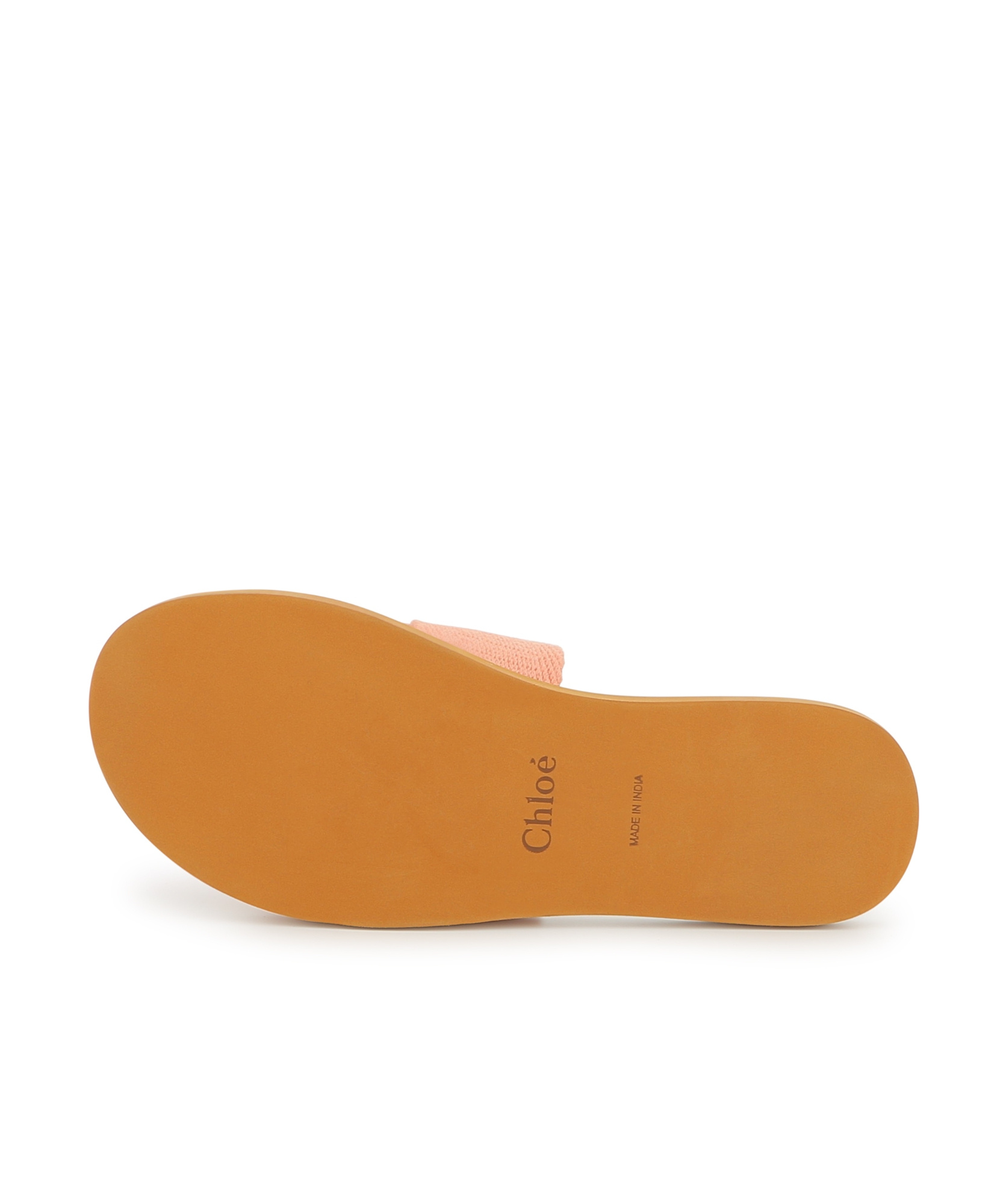 Chloé Logo-print Flip Flops In Pink