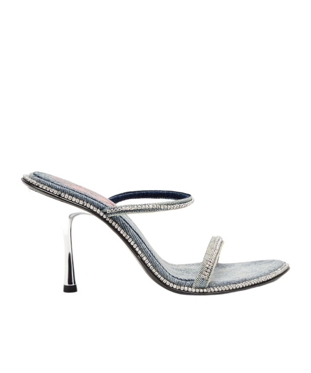 Shop Diesel D-havanna Mules In Gray