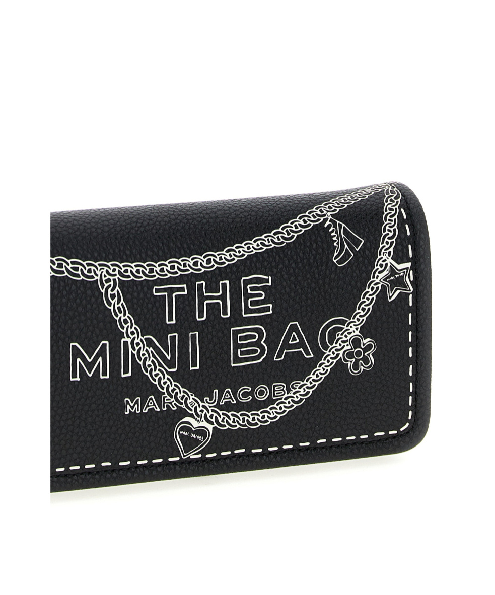 Marc Jacobs Printed Crossbody Bag In Black