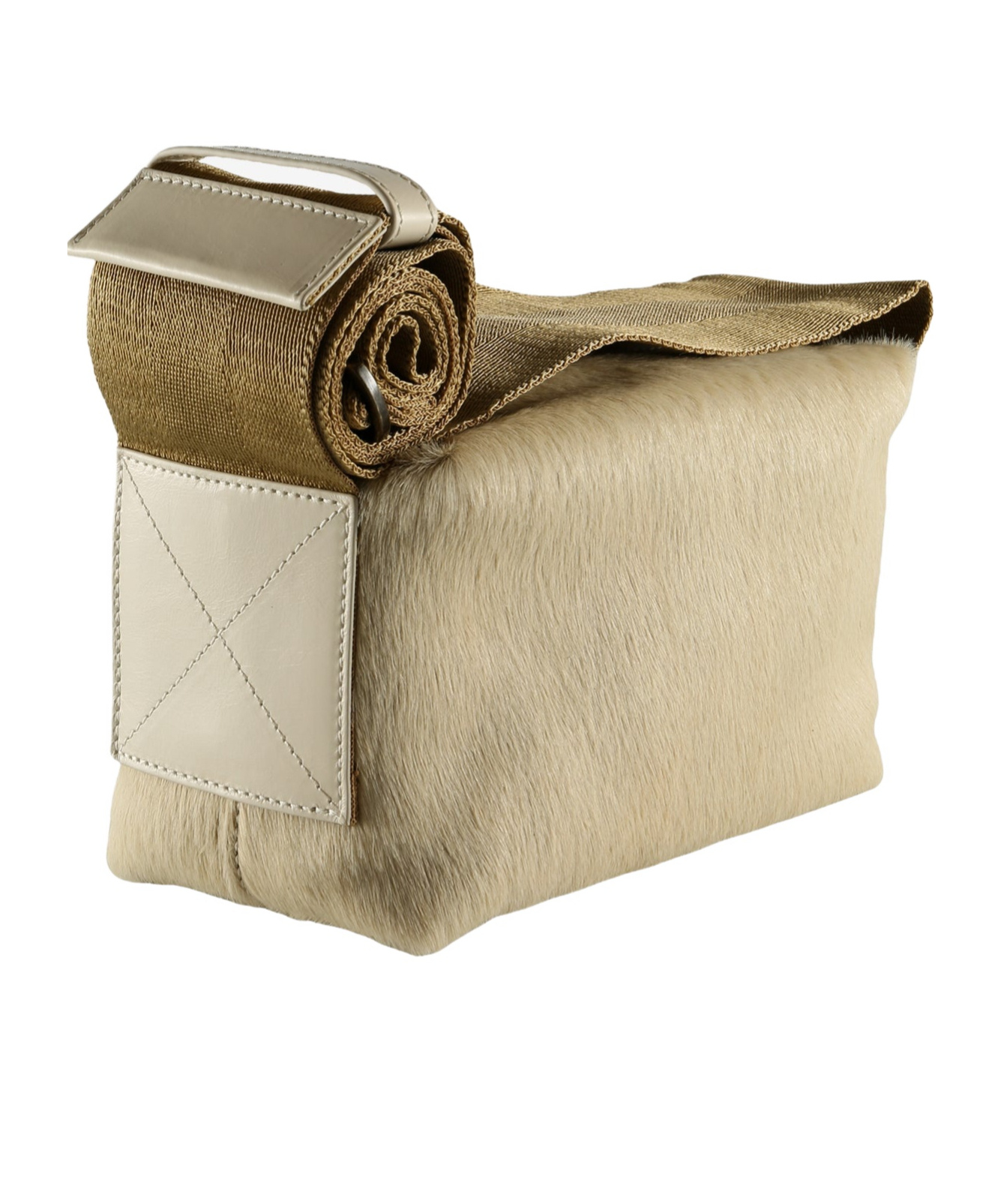 Uma Wang Small Shoulder Bag With Adjustable Strap In Neutral